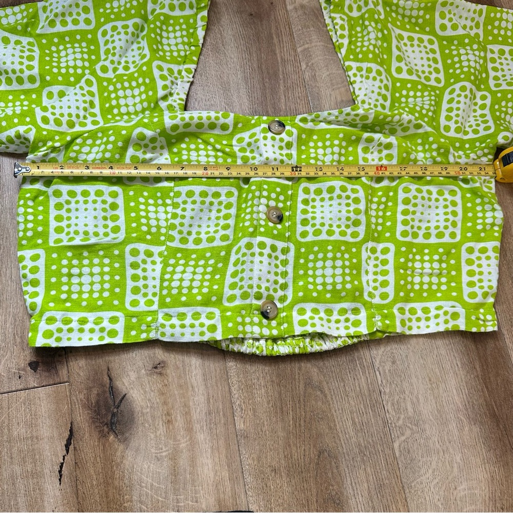 R-197. the Odells Julie Top Green Size XLarge - Picture 10 of 13